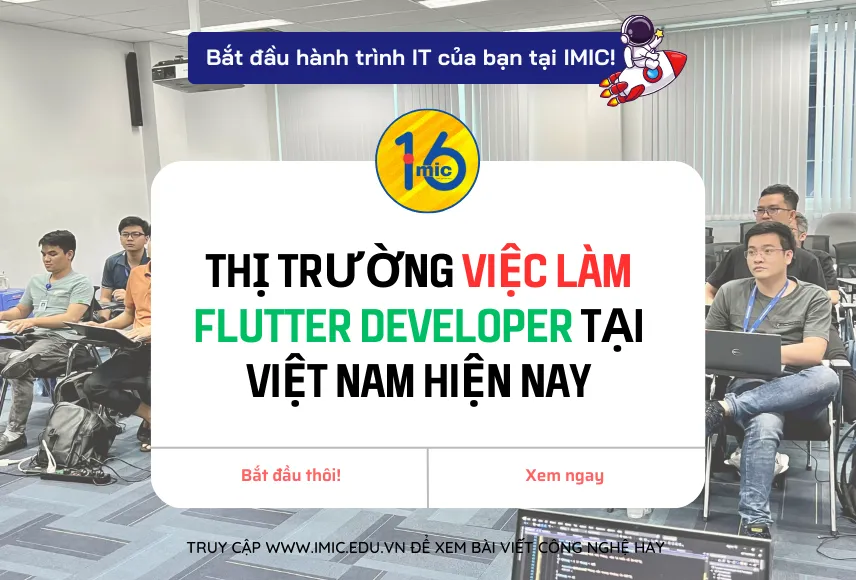 Thị trường việc làm Flutter Developer tại Việt Nam hiện nay