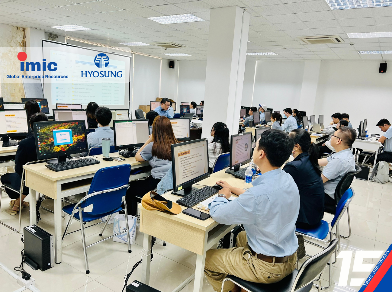 IMIC tổ chức đào tạo VBA Excel cho cán bộ nhân viên Hyosung Việt Nam