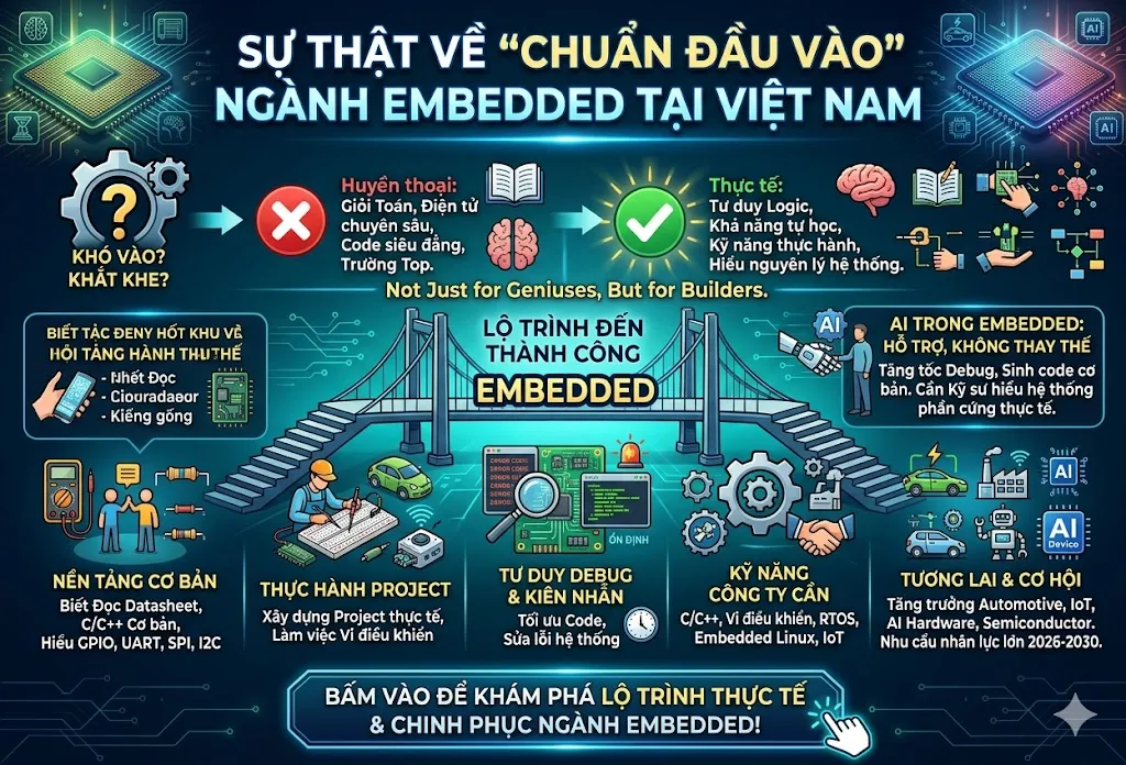 Sự Thật Về “Chuẩn Đầu Vào” Của Ngành Embedded Tại Việt Nam