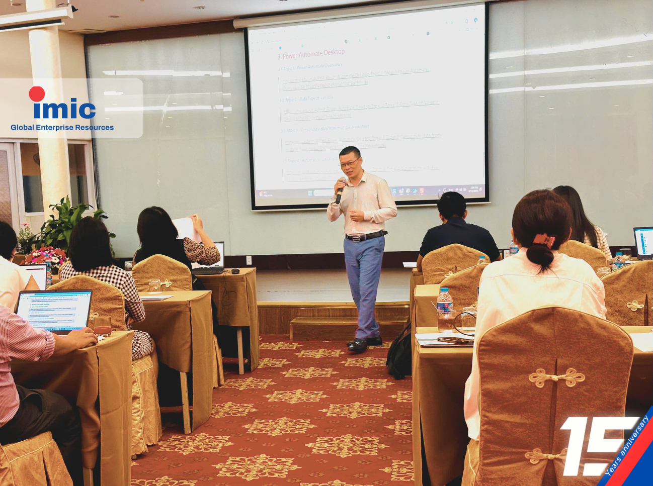 IMIC đào tạo Power Automate cho CBNV công ty VIETSOVPETRO tại Vũng Tàu