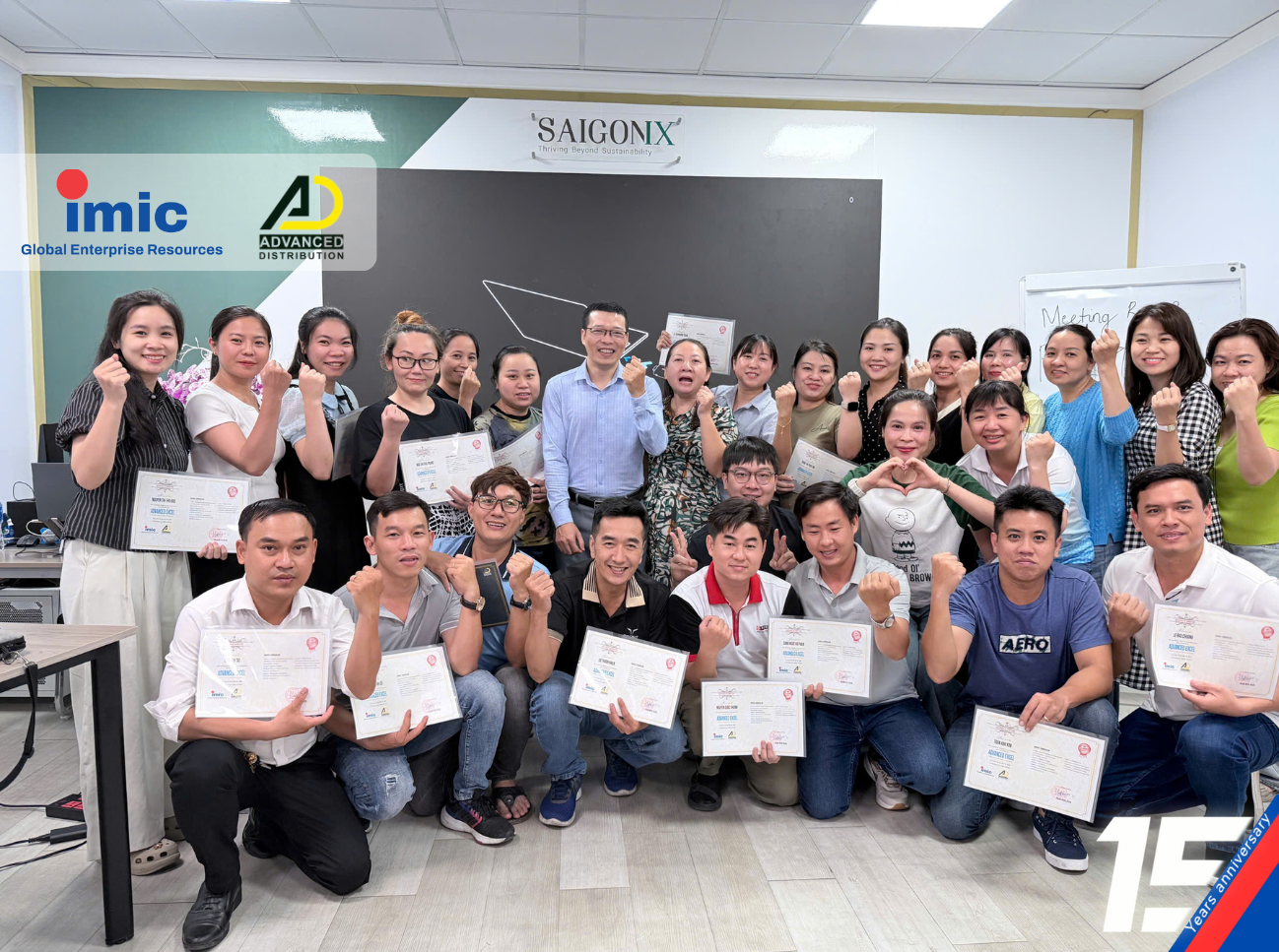 IMIC tổ chức đào tạo Excel nâng cao cho ADVANCED DISTRIBUTION CO., LTD chi nhành Hồ Chí Minh