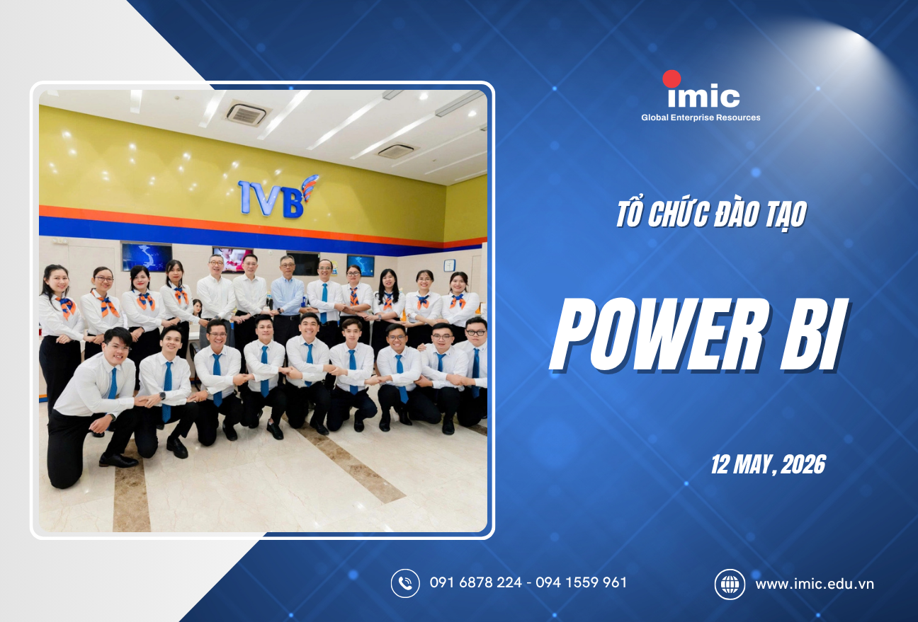 Đào tạo Power BI ngân hàng Indovina