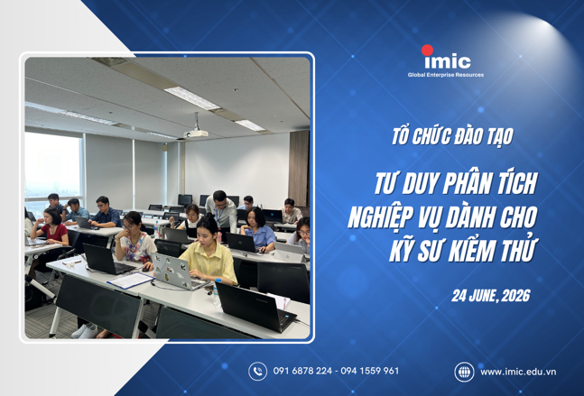 Đào tạo Tư duy phân tích nghiệp vụ dnh cho kỹ sư kiểm thử tại Viettel
